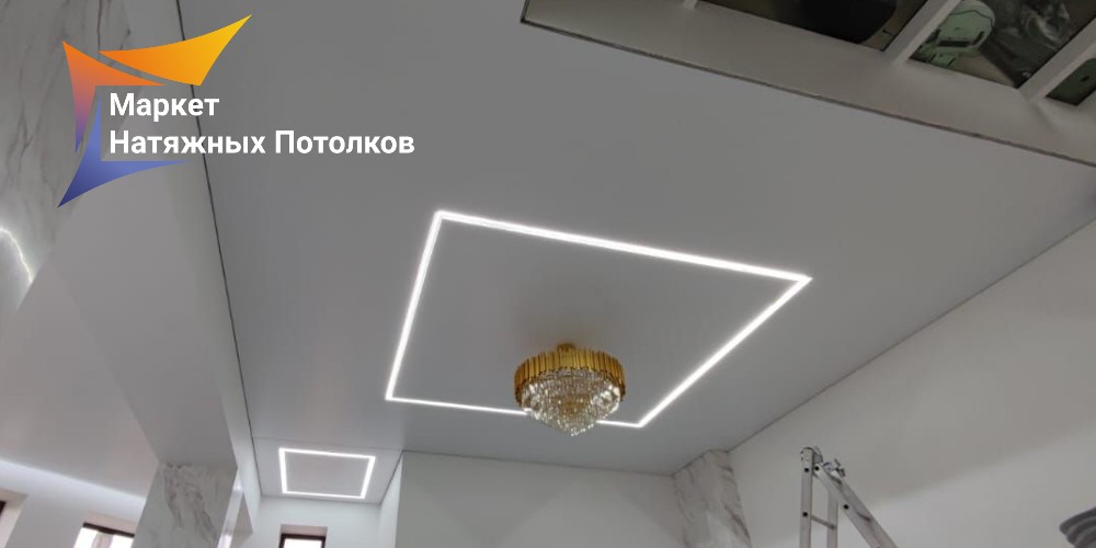 Коттедж "под ключ" световые линии, люстры, высотные работы.