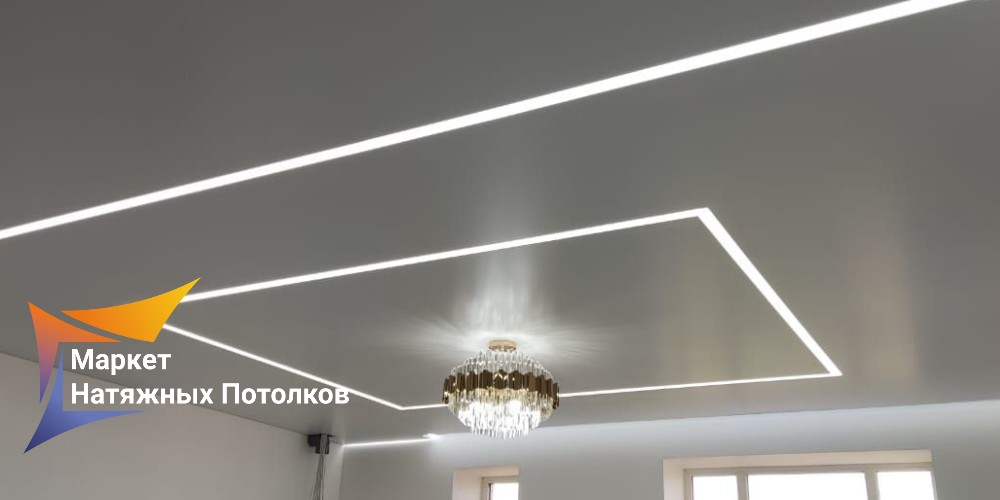 Коттедж "под ключ" световые линии, люстры, высотные работы.